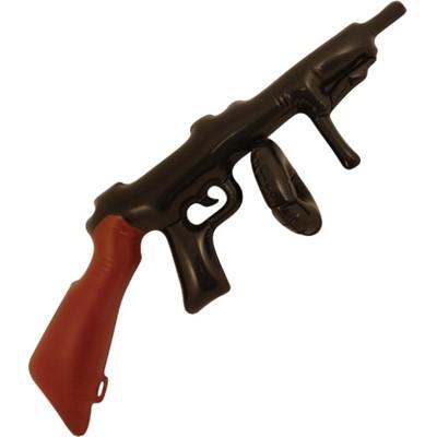 Tommy Machine Gun Inflatable 1920s Gangster 80cm Toy Party Prop