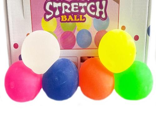 Novelty Stretch Sugar Ball 6cm Each (Assorted Colours Sent When Ordered)