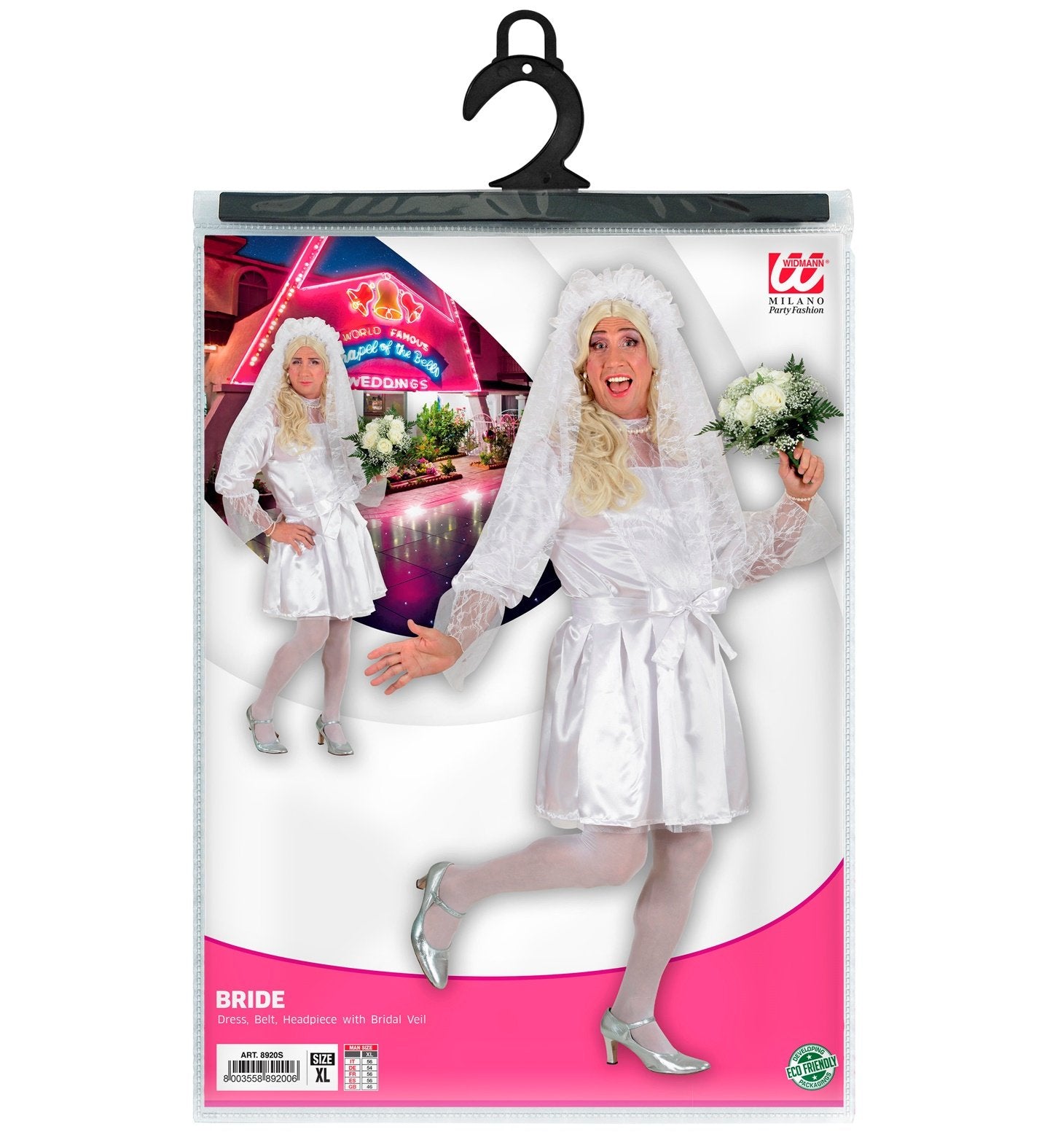 Costume Adult Male Bride Bucks Night Novelty Funny Xlarge