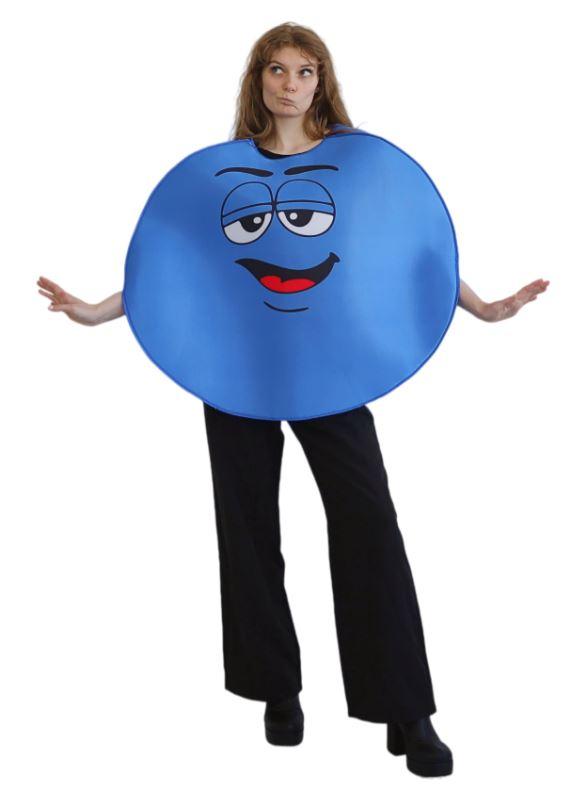 Costume Adult Coloured Chocolate Blue Comical/Funny One Size