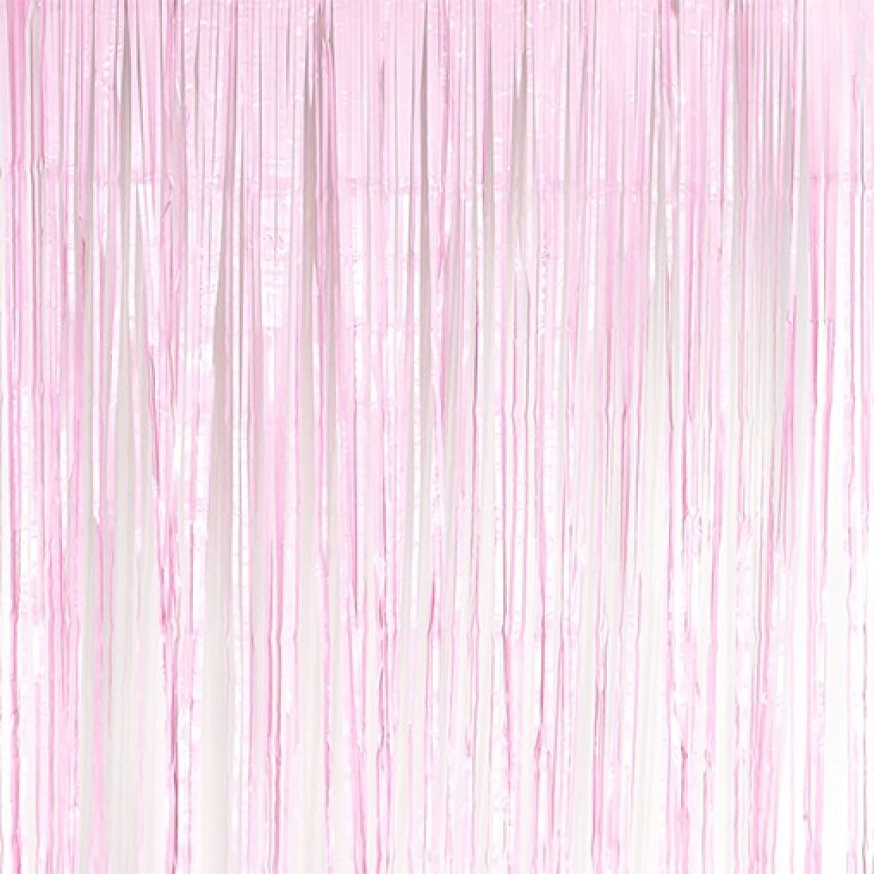 Curtain Pastel Pink Mylar Extra Large 1.2 m Wide X 2.4m High