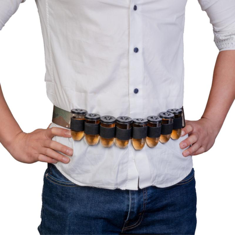 Drinking Game Holder Camo Shot Belt