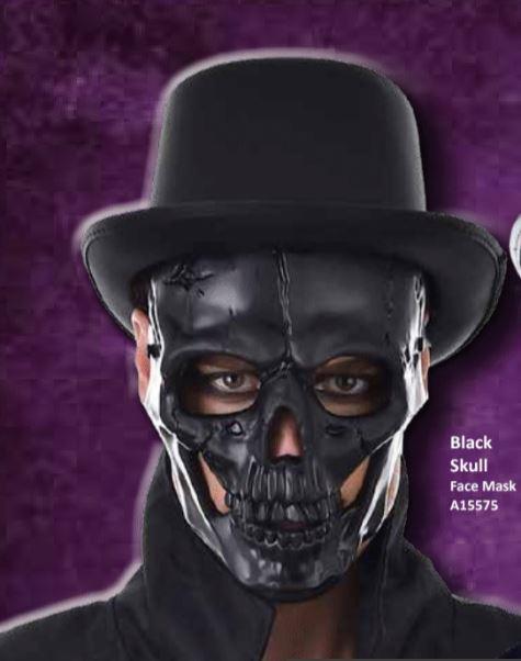 Mask Sugar Skull Face Black