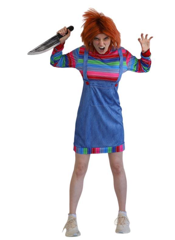 Costume Adult Crazy Doll Clown Dress