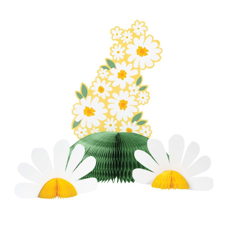 Table Decoration Centrepiece Sweet Yellow Floral Daisy Honeycomb