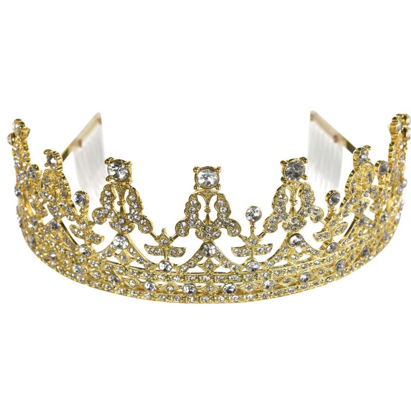 Crown Royal Queen/King Deluxe Metal Gold & Diamante