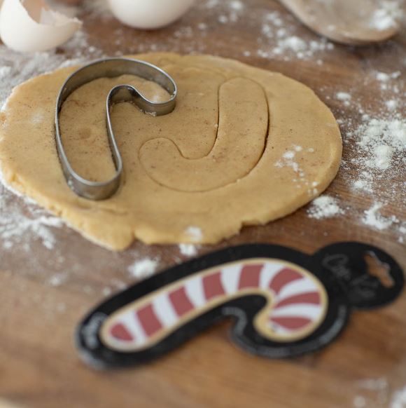 Cookie/Biscuit Cutter Christmas Candy Cane Red/White Striped