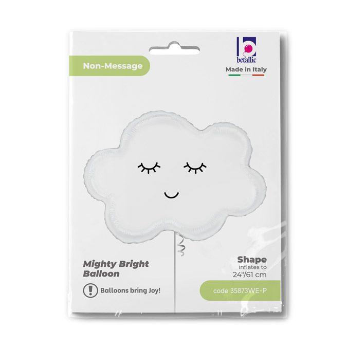 Balloon Foil Shape Fluffy Cloud 61cm