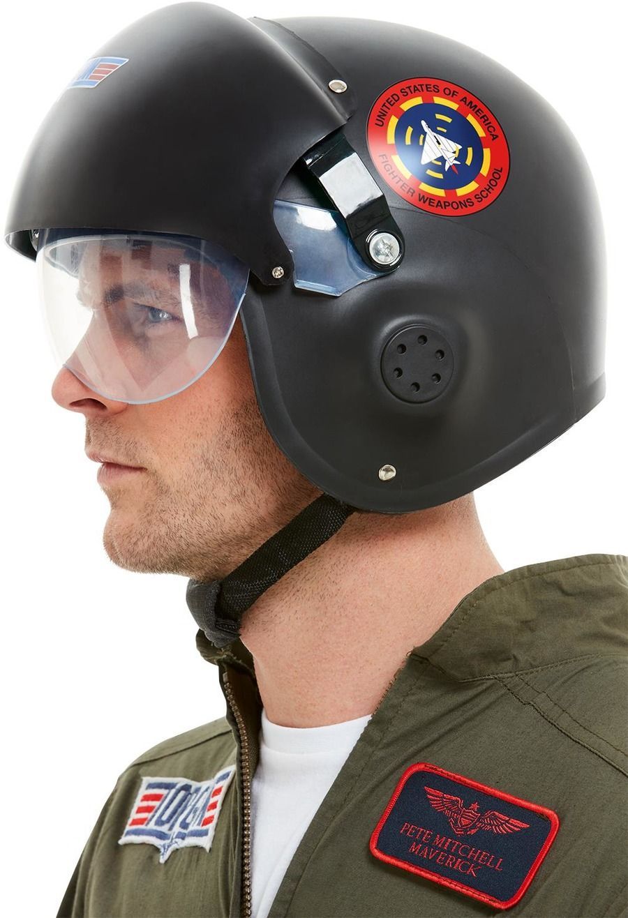 Costume Accessory Adult Top Gun Deluxe Helmet