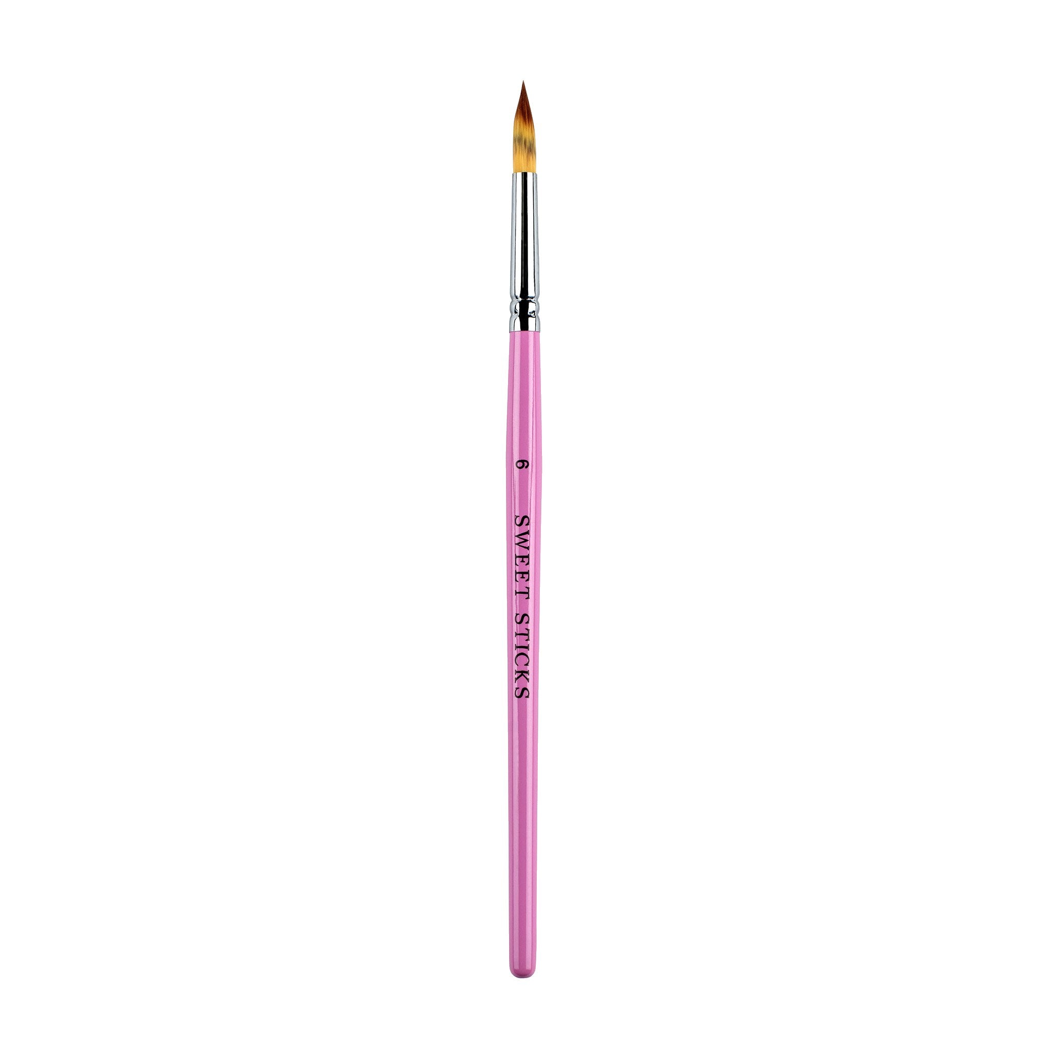 Paint Brush Pointed Round Sweet Sticks