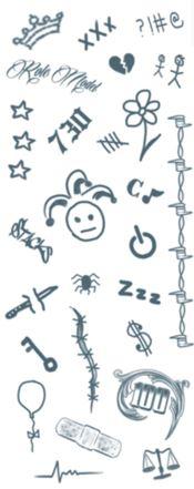 Temporary Tattoo Fx Pop Star Costume Kit Tinsley - Discontinued Line