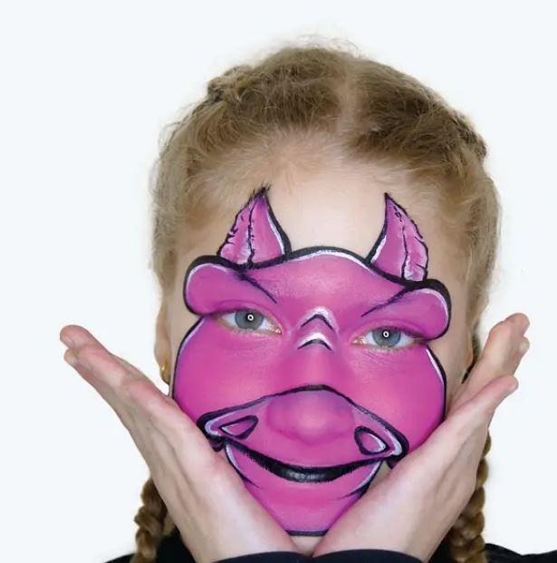 Face & Bodyart Paint Fun Stroke Animal Furry Friends Palette Professional