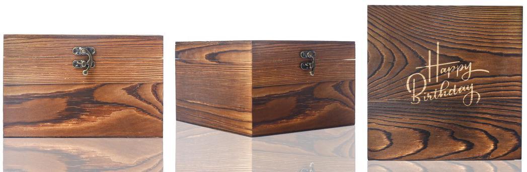 Glass Beer Tankard 30th Birthday in Wooden Box