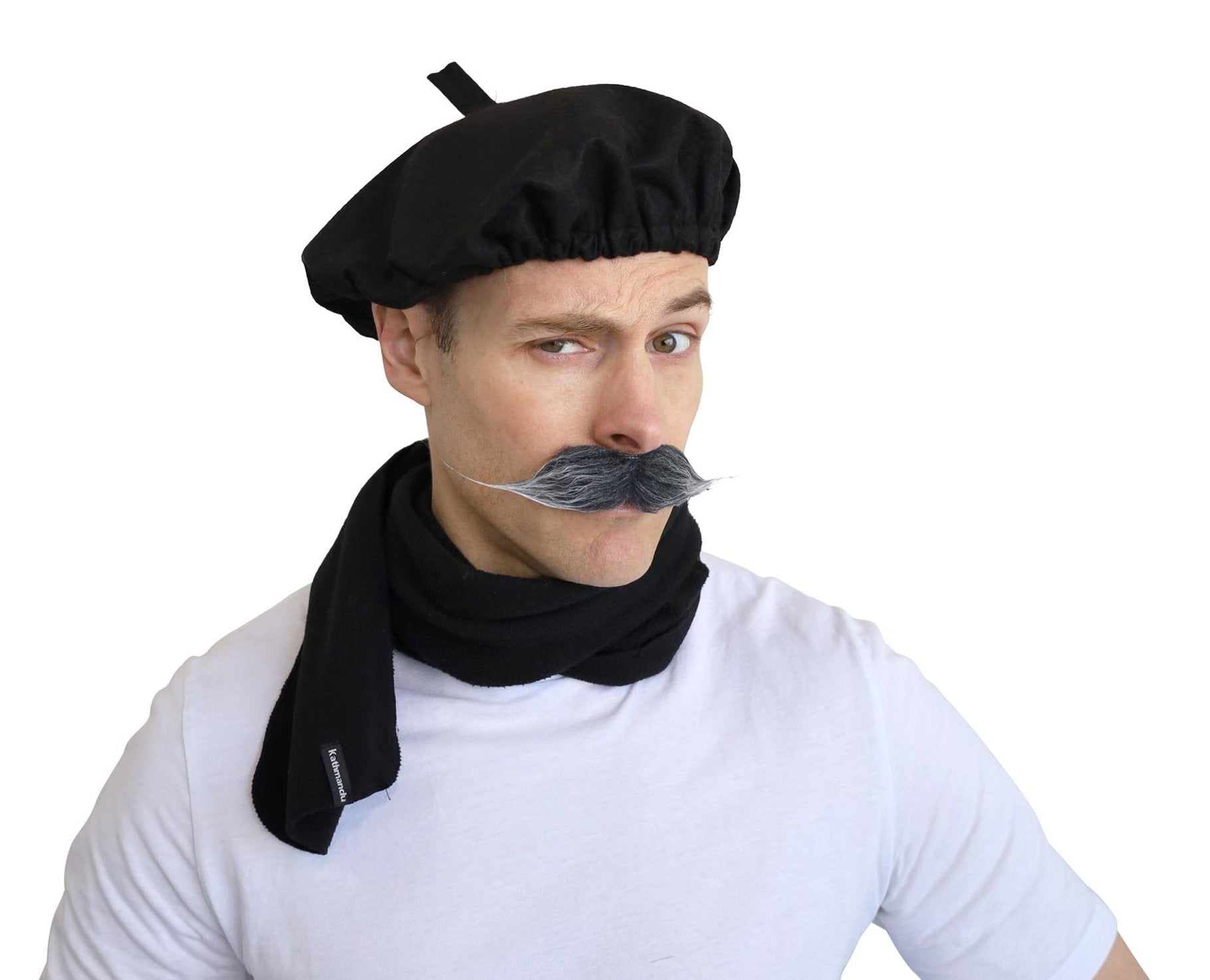 Hat Beret Black French / France