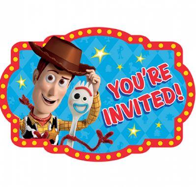 Toy Story 4 Invitations Pk/8 last chance buy