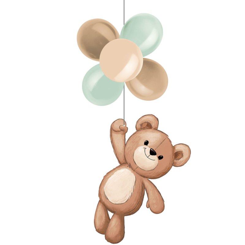 Teddy Bear Baby Shower Paper Hanging Ceiling Decoration