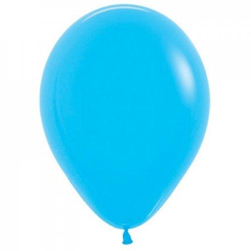 Latex Balloons 30cm Fashion Blue Sempertex Pk 100
