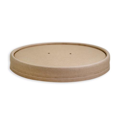 Bamboo Food Container Lid 115mm Pk/25 Eco Friendly