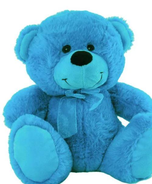 Soft Plush Toy Teddy Bear 23cm Blue