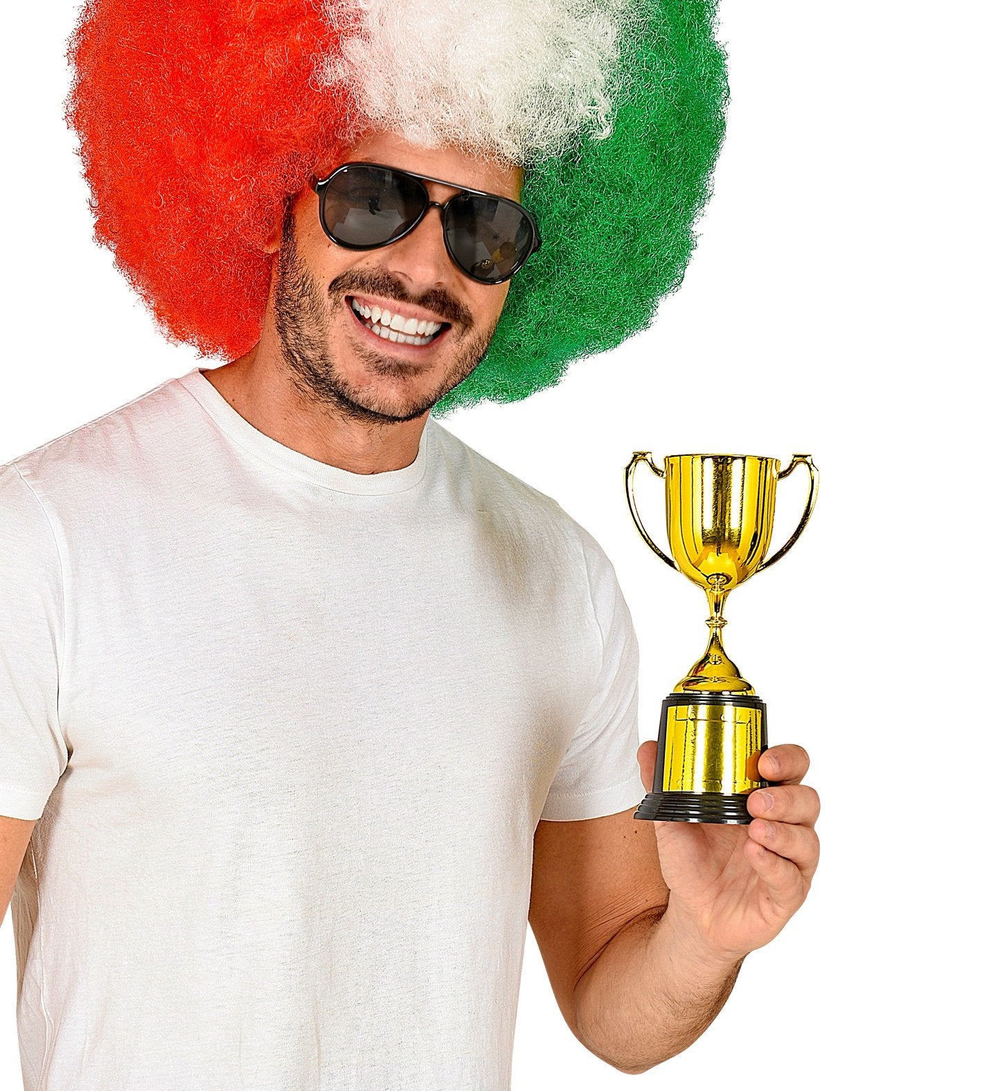 Trophy Cup Large With Blank Plaque Space For Personalised Stickers 22cm