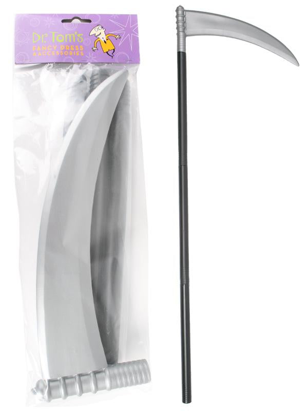 Weapon Costume Prop Scythe Sickle 100cm When Assembled Plastic Toy
