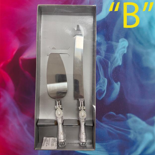 Wedding Cake Knife And Server Set Assorted Styles