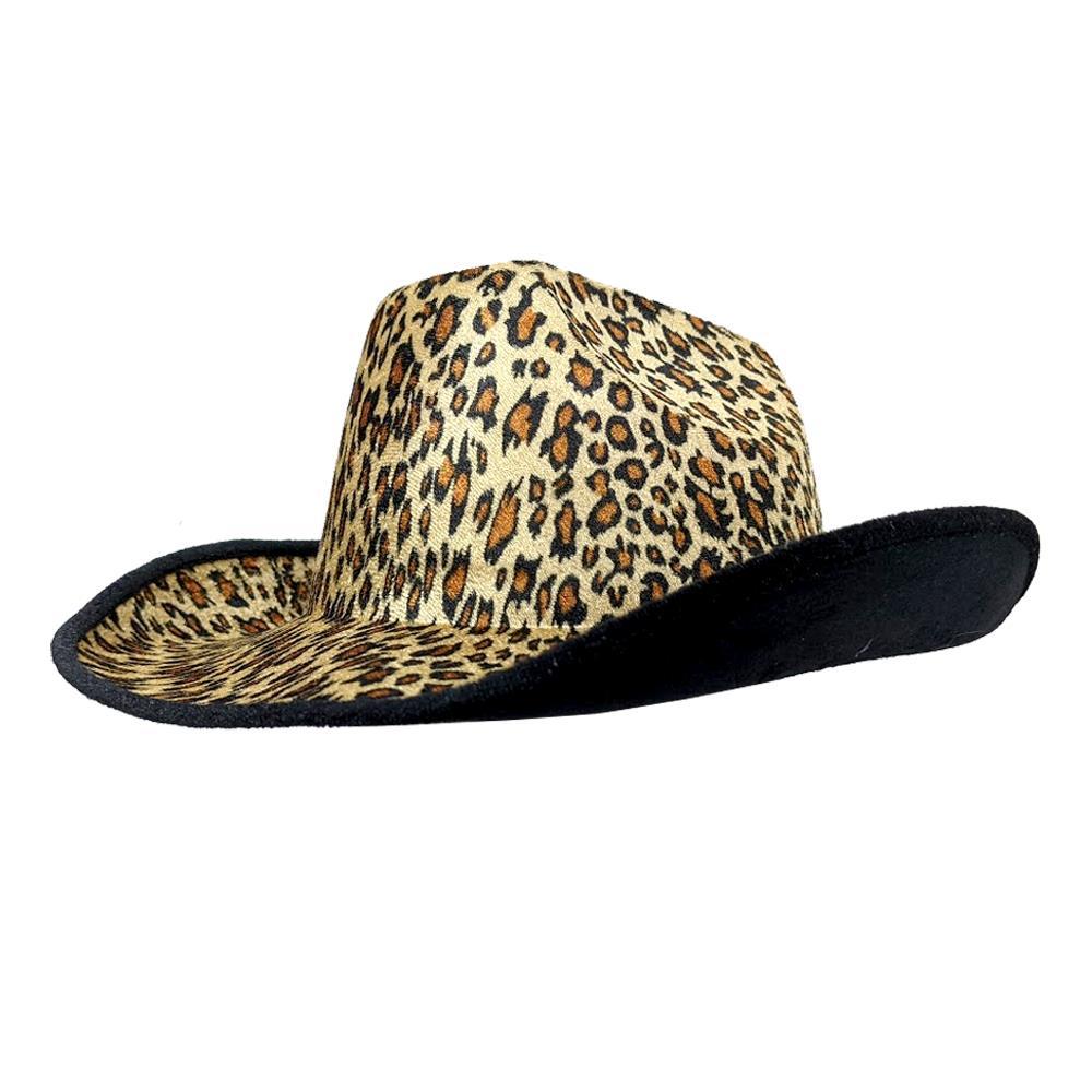 Hat Cowboy/Cowgirl Safari Gangster Leopard Print