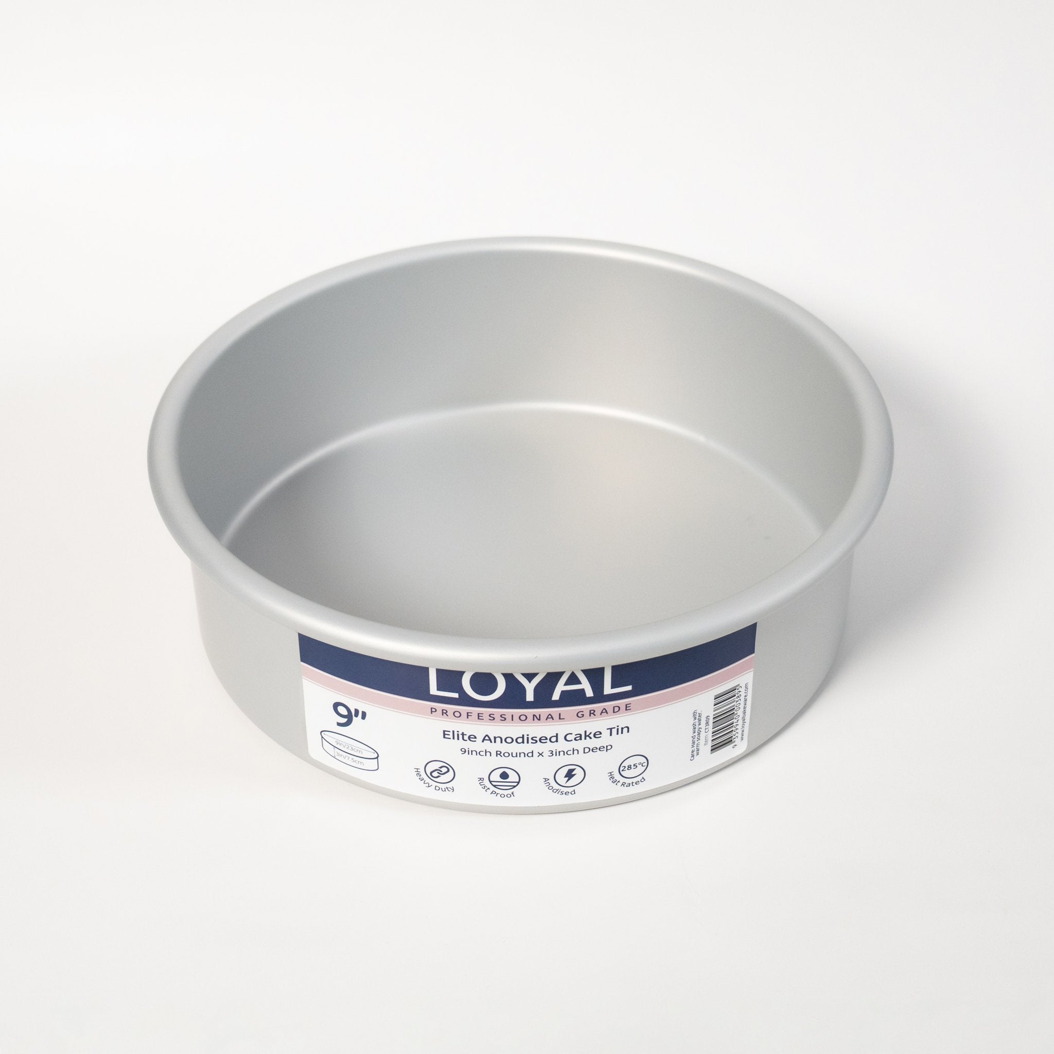 Tin LOYAL Elite 9 Inch Diameter X 3 Inch Deep