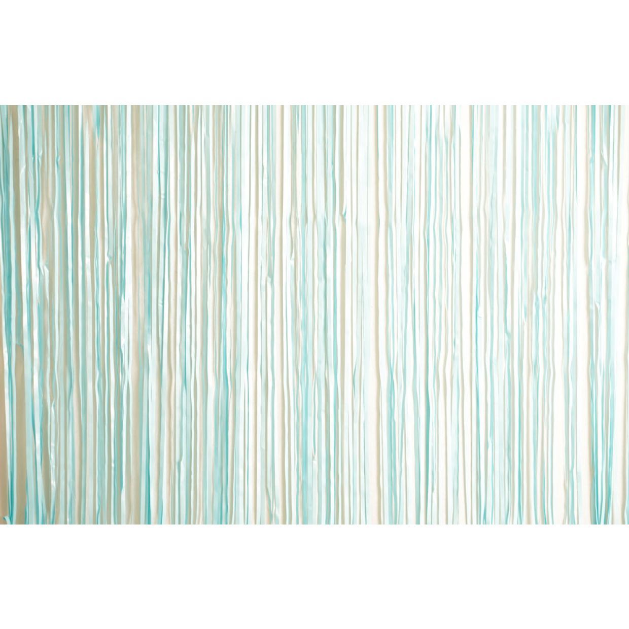 Curtain Pastel Blue Mylar Extra Large 1.2 m Wide X 2.4m High