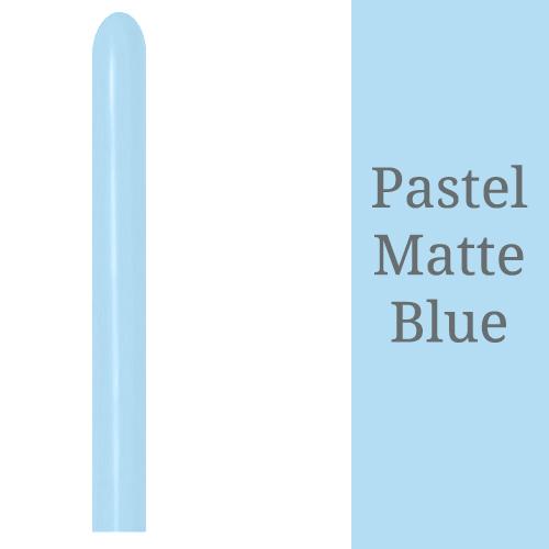 Balloon Modelling 260 Pastel Matte Blue Sempertex Pk 50