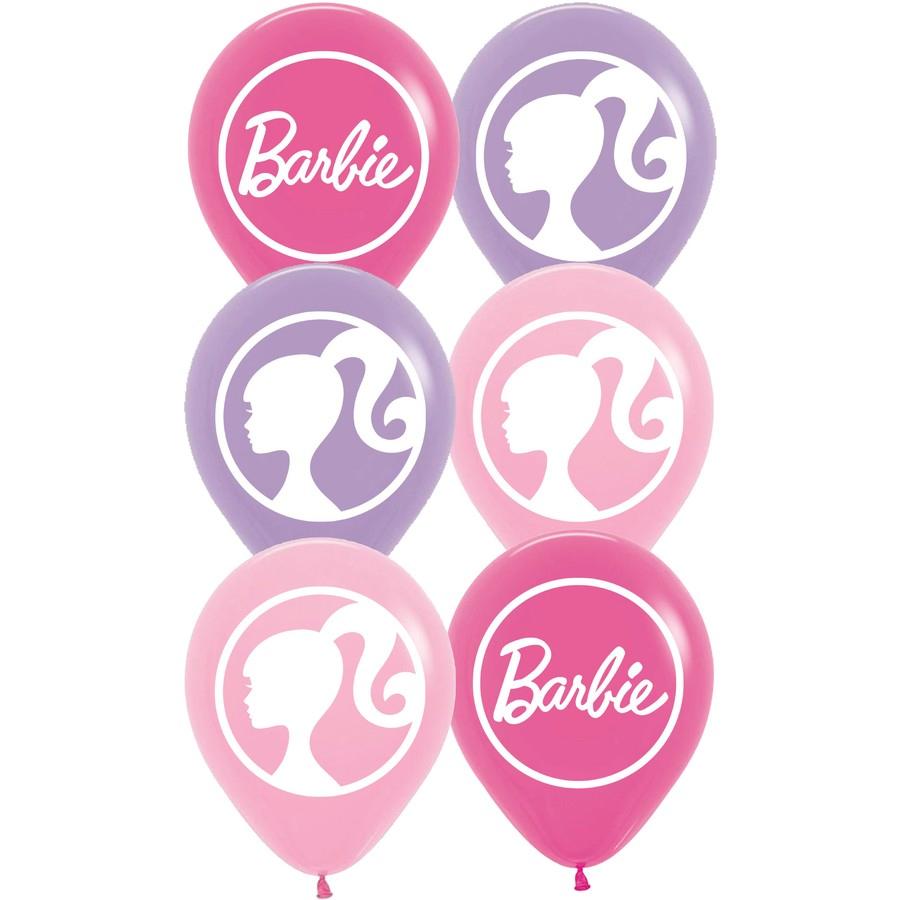 Barbie Latex Balloons 30cm Pk/6