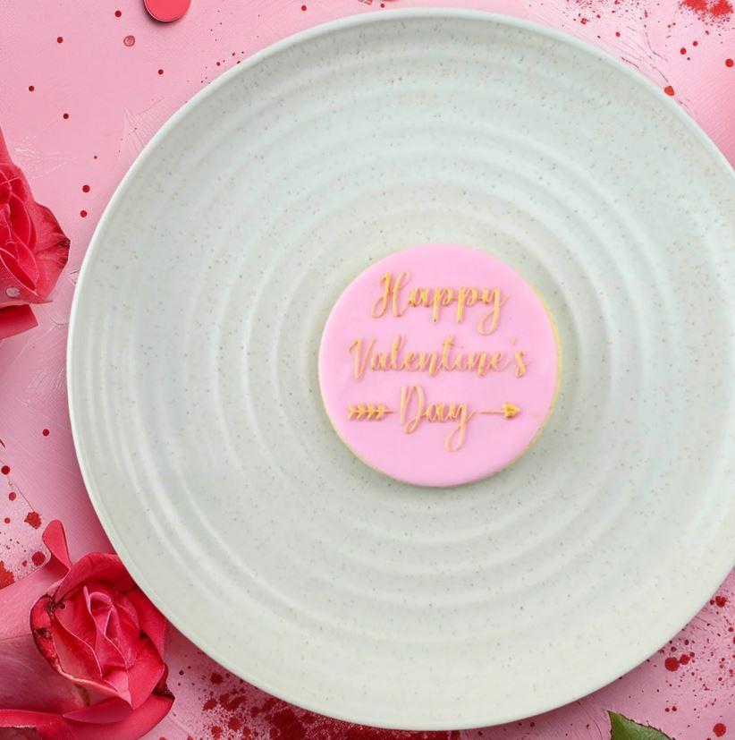 Happy Valentines Day Debosser Cookie/Biscuit Cutter
