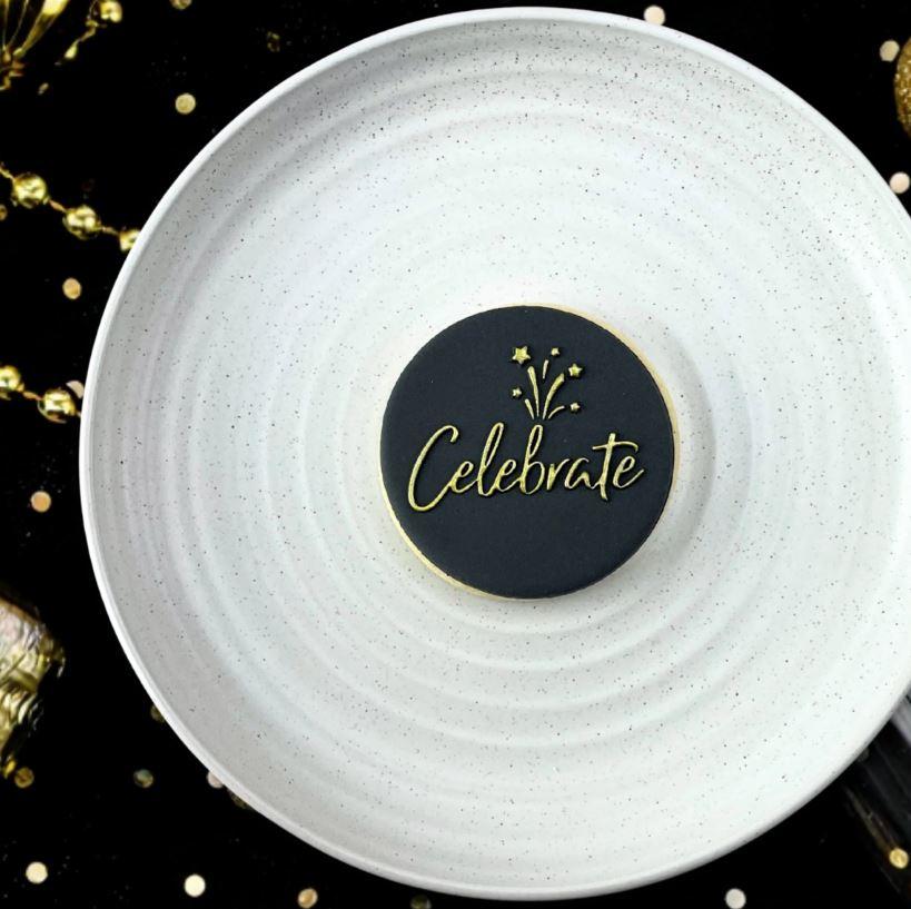 Celebrate Cookie/Biscuit Debosser Cutter