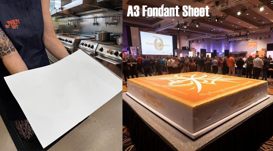 Blank Edible Icing Sheet A3 Premium (No Print) Each