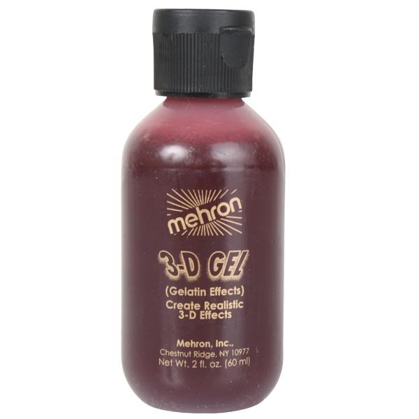 Make Up Special Effects Mehron 3D Gel Blood Red 60ml Deluxe