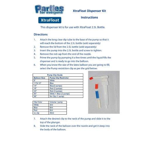 Xtra Float Ultra Balloon Flight Extender Dispenser Kit