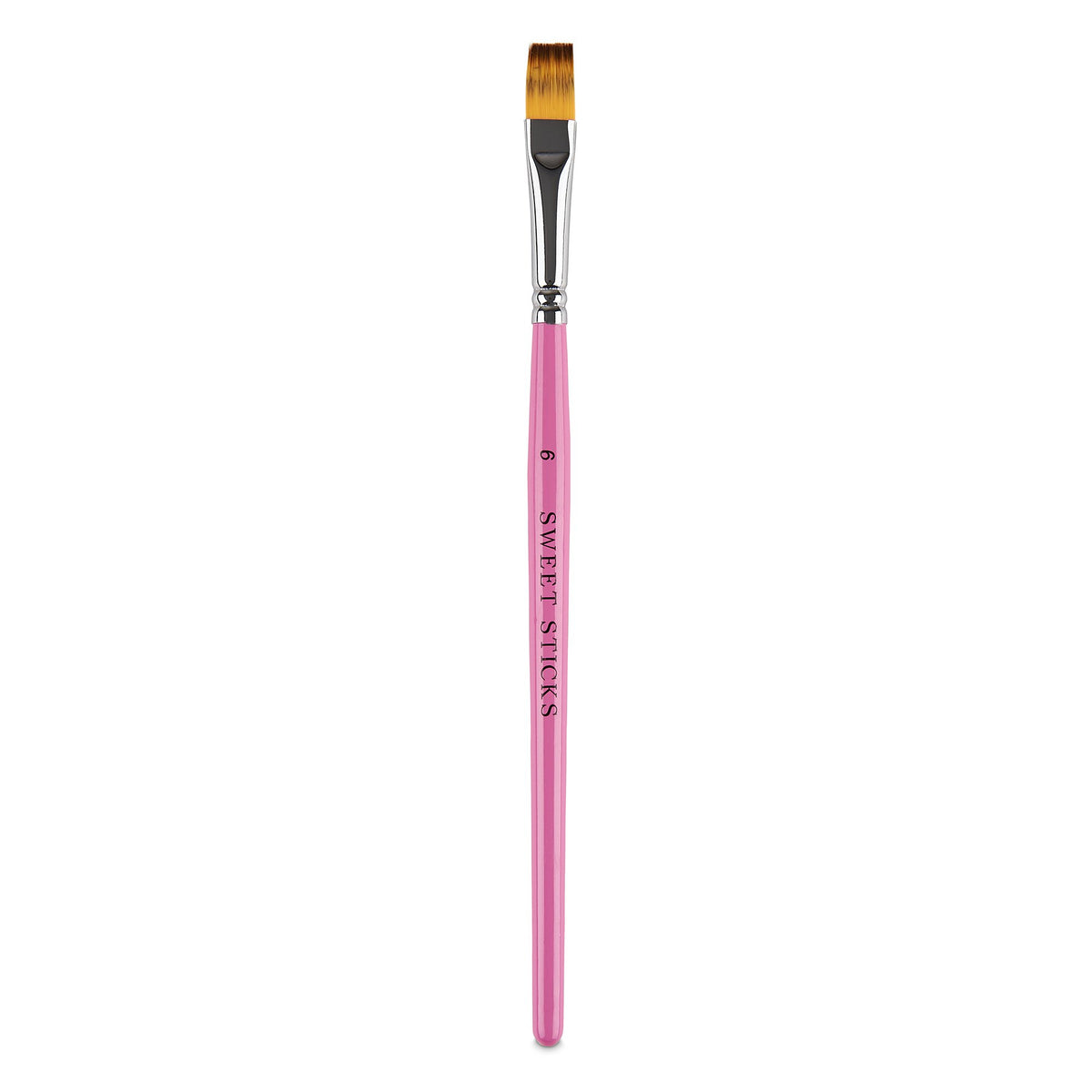 Paint Brush Flat Round Sweet Sticks