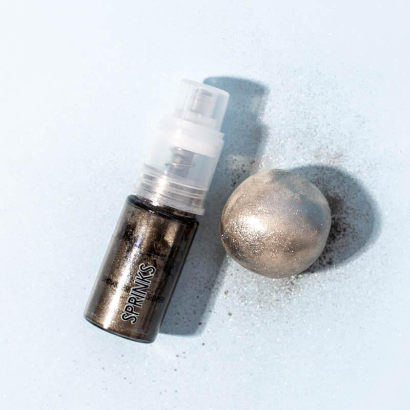 Cake Decorating Pump Shimmer Silver Micro Lustre Dust 4g