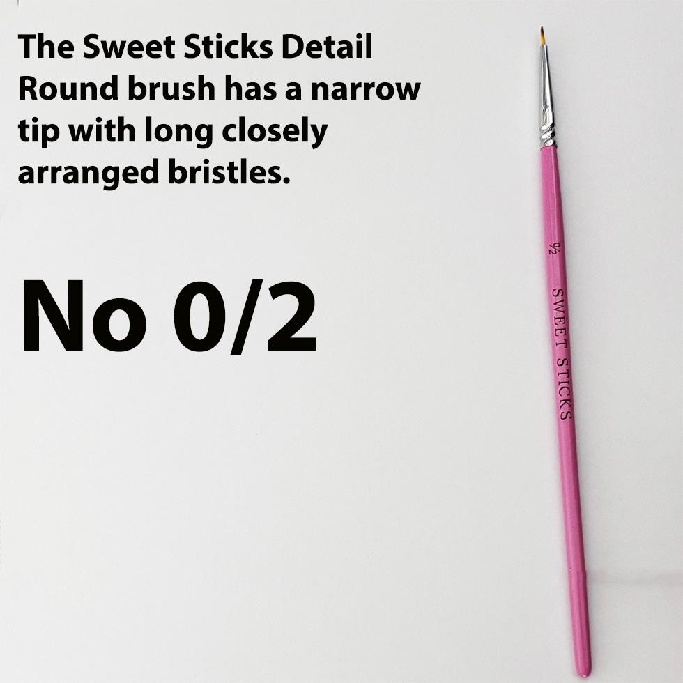 Paint Brush Detail Round Sweet Sticks