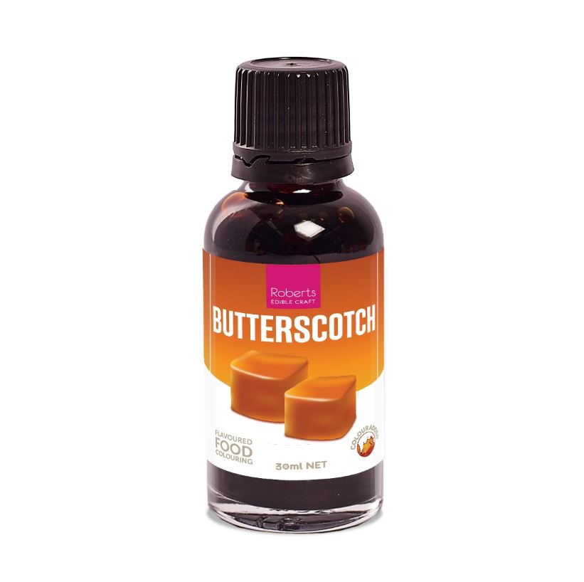 Roberts Butterscotch Flavour & Food Colour 30ml