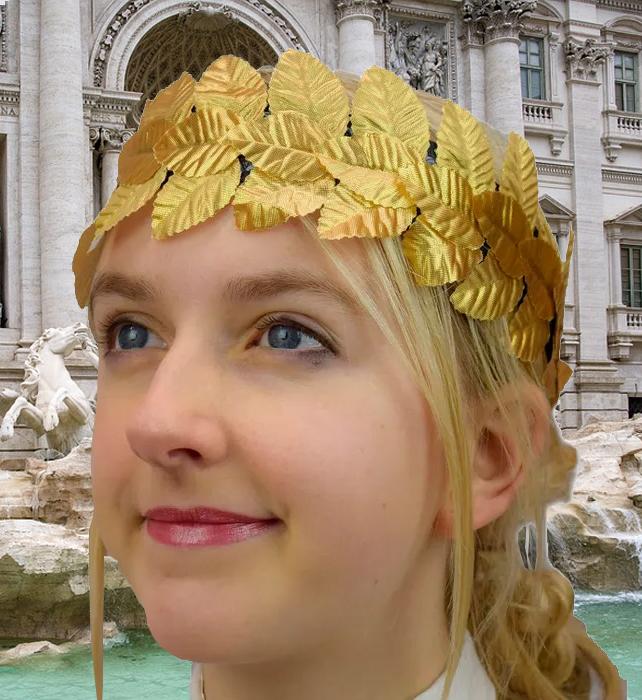 Headband Gold Roman/Greek Laurel Wreath