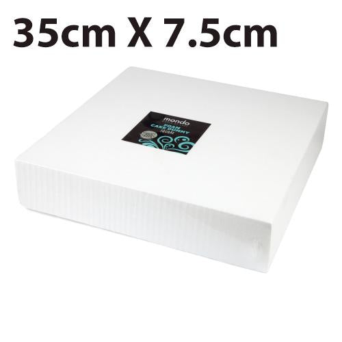 Cake Foam Block/Dummy Square 35cm X 75mm