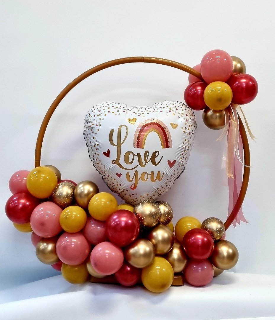 Love Is All A Round You Balloon Bouquet