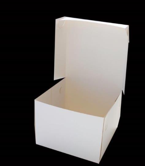 Cake Box Square 20 X 20 X 12.5cm H