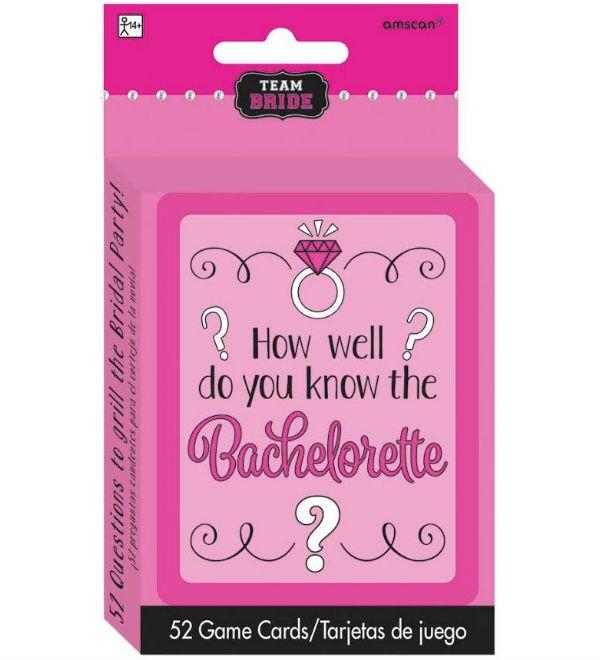 Game Team Bride Card Questions P/52