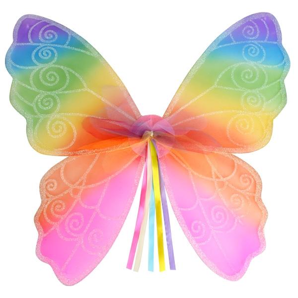 Wings Child Rainbow Deluxe With Ribbon