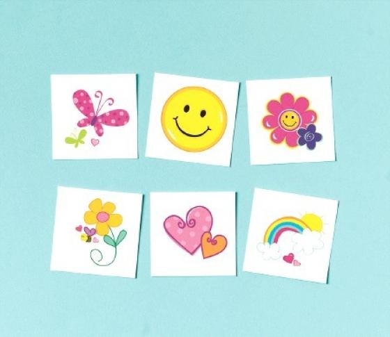 Value Favours Fashion Temporary Tattoos Value Pk/36