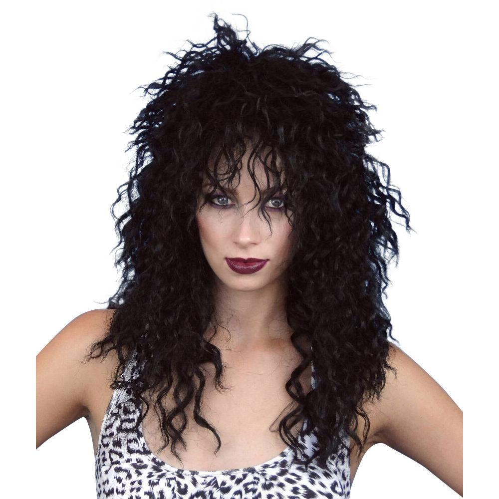 Wig 80s Cher Black