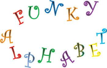 Funky Alphabet Lettering Cutter Upper Case Tappit FMM