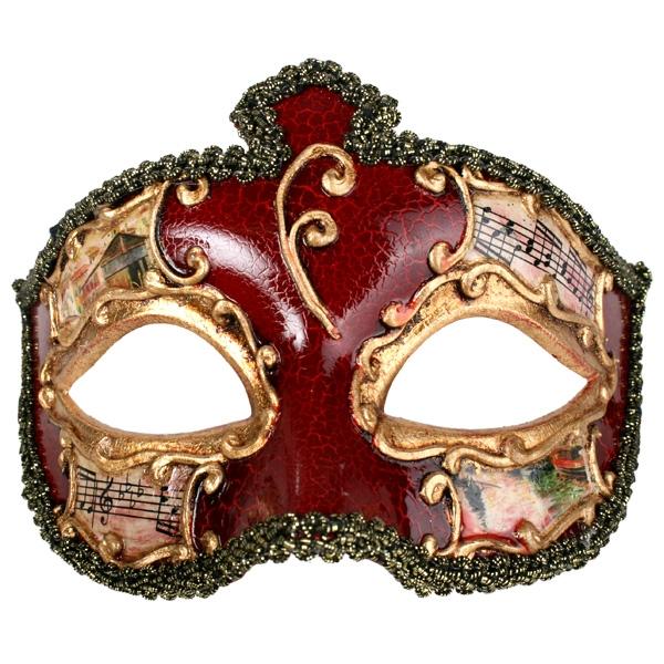 Mask Salvatore Red And Black